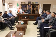 دیدار دکتر حقیقی مدیرکل مدیریت بحران استان با آقای کاظمی مدیرکل...