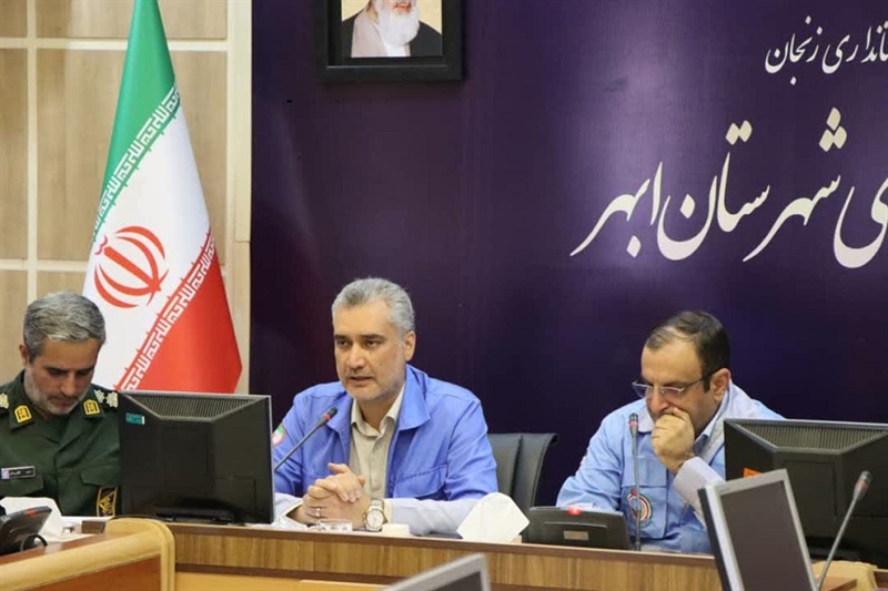 مانور ساعت صفر در شهرستان ابهر برگزار شد