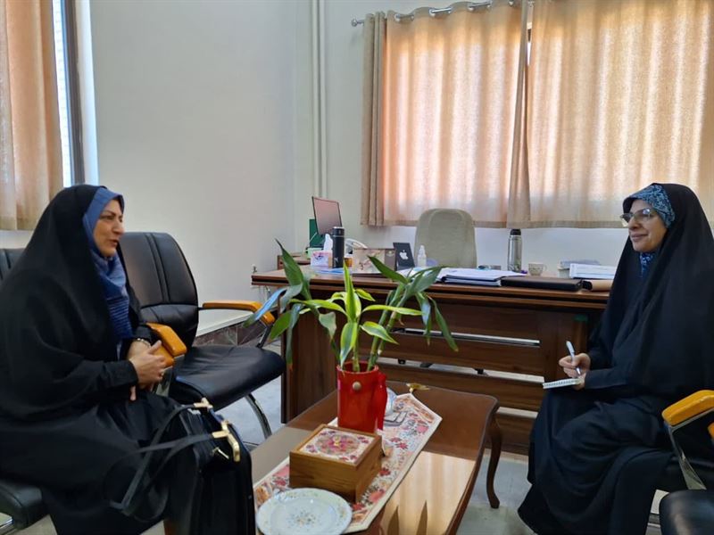 دیدار سرپرست دفتر امور زنان و خانواده استانداری زنجان با مسئول امور بانوان ستاد انتخاباتی جناب آقای دکتر پزشکیان