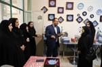 مدیرکل دفتر امور زنان و خانواده استانداری زنجان از نمایشگاه مشاغل خانگی بازدید کرد