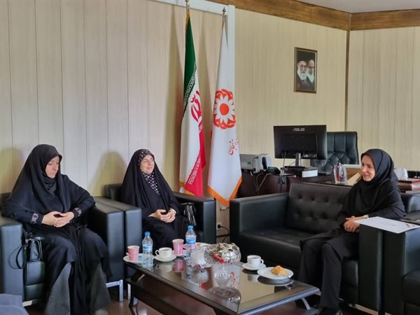 دیدار مدیرکل دفتر امور زنان و خانواده استانداری زنجان با مدیر کل بهزیستی استان