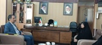 دیدار  مدیرکل دفتر امور خانواده و بانوان استانداری زنجان با فرماندار شهرستان خدابنده