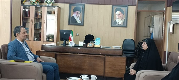 دیدار  مدیرکل دفتر امور خانواده و بانوان استانداری زنجان با فرماندار شهرستان خدابنده
