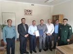 نشست دکتر بابایی مدیر کل پدافند غیرعامل استانداری با مهندس رونقی نماینده محترم وزیر و مدیر ارشد وزارت دفاع و پشتیبانی نیروهای مسلح و مدیر کل تامین اجتماعی نیروهای مسلح استان مورخ 31 اردیبهشت ماه 1404