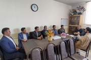 دیدار و گفتگو با جناب آقای چگینی رئیس محترم دادگستری شهرستان