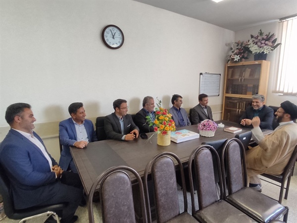 دیدار و گفتگو با جناب آقای چگینی رئیس محترم دادگستری شهرستان