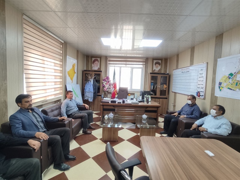 دیدار و گفتگو مدیر عامل محترم شرکت گاز استان و فرماندار محترم شهرستان