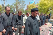 گزارش تصویری از نماز ظهر عاشورا در شهر سلطانیه