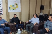 دیدار و گفت‌وگو مهندس سرمستی معاون حفاظت منابع آب استان با مهندس...
