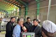 بازدید مهندس براتی فرماندار شهرستان سلطانیه از کارخانه کیان گرم نان