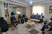 دیدار  با خانواده شهید والامقام رسول کلانتری بمناسبت هفته دولت