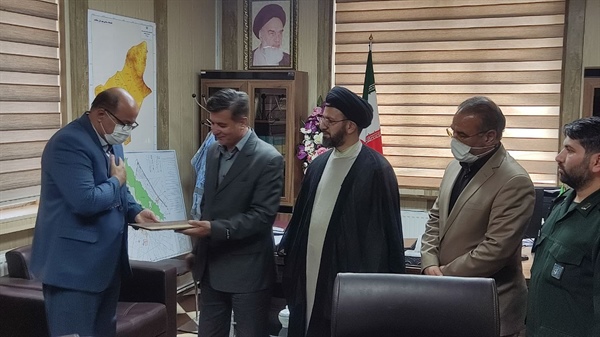 مراسم تودیع و معارفه  سرپرست جدید شبکه بهداشت شهرستان سلطانیه