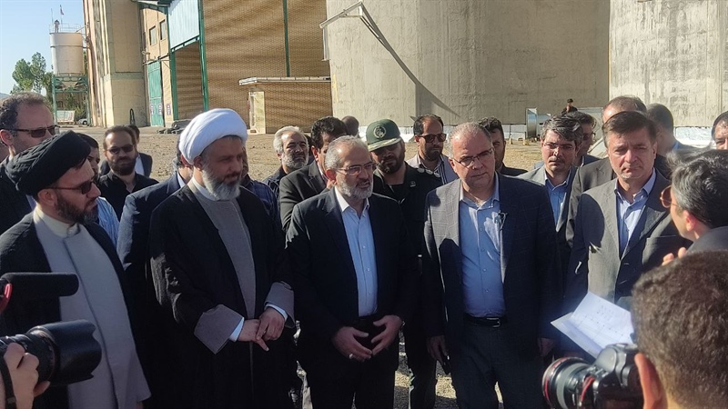 آیین کلنگ زنی آغاز عملیات اجرایی احداث سیلوی ۱۵ هزار تنی کارخانه گل آرد زاگرس شهرستان سلطانیه