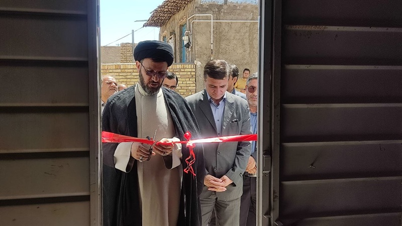 آیین افتتاح کارگاه مبل سازی در روستای ویر بمناسبت هفته دولت