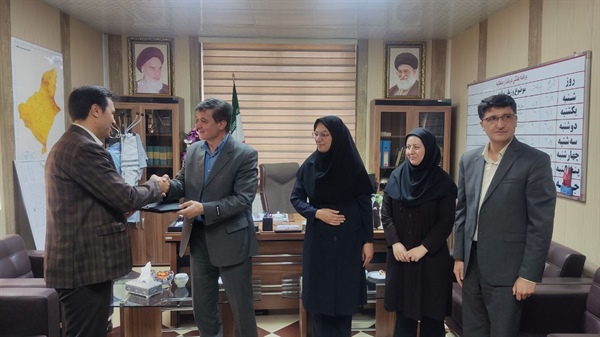 مراسم تودیع و معارفه  سرپرست جدید دانشگاه پیام نور  سلطانیه