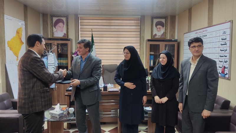 مراسم تودیع و معارفه  سرپرست جدید دانشگاه پیام نور  سلطانیه