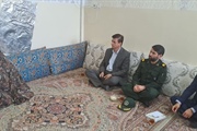 دیدار دوره ای فرماندار سلطانیه با خانواده معزز شهدا و جانبازان