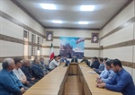 جلسه هماهنگی توسعه شبکه توزیع برق روستای خیرآباد