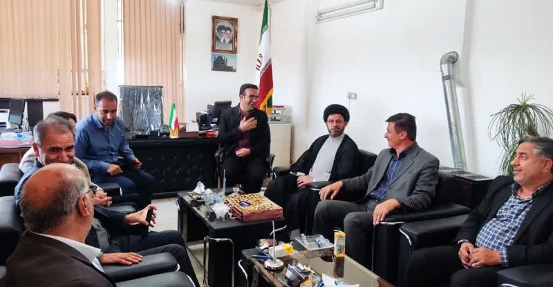 حضور فرماندار سلطانیه در اتاق اصناف