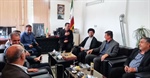 حضور فرماندار سلطانیه در اتاق اصناف
