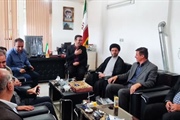 حضور فرماندار سلطانیه در اتاق اصناف