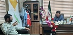 دیدار مهندس براتی فرماندار سلطانیه با مدیر جهاد کشاورزی شهرستان