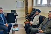 دیدار مهندس براتی فرماندار سلطانیه با رئیس دادگستری شهرستان
