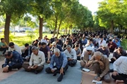 شهدای گمنام سلطانیه میزبان مردم سلطانیه در مراسم دعای عرفه