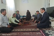 دیدار فرماندار سلطانیه با خانواده معظم شهدا
