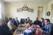 نشست صمیمی مجموعه اجرایی انتخابات شهرستان با  هیات نظارت