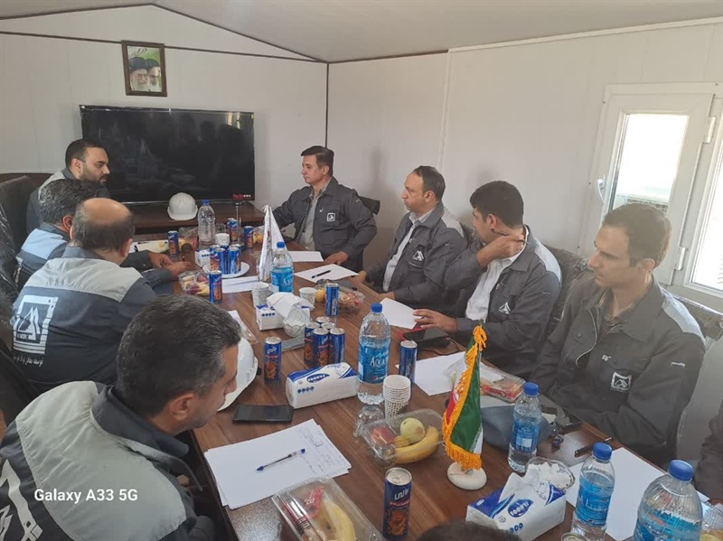 بازدیدفرماندار سلطانیه  از معدن گوزلدره
