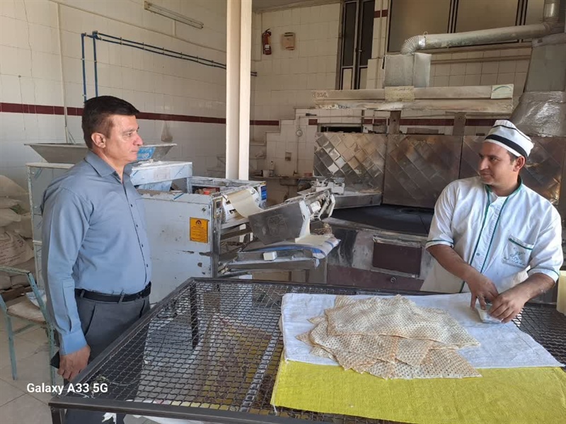 بازدید میدانی فرماندار سلطانیه از واحدهای صنفی