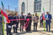 افتتاح پروژه سنگفرش معابر روستای ترکانده