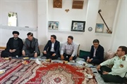 دیدارمهندس براتی فرماندار سلطانیه با خانواده معزز شهدا و جانبازان