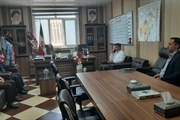 حضورمشاور محترم استاندار و مدیر کل حراست استانداری در فرمانداری...