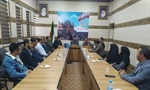 دیدار کارکنان اداره ورزش وجوانان با فرماندار