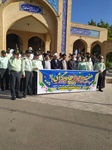 آیین غبار روبی مزار شهدا به مناسبت هفته نیروی انتظامی