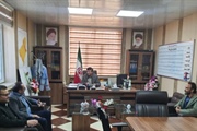 حضور مهندس محمدی معاون سازمان هلال احمر استان در دفتر فرماندار