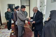 دیدار با خانواده معزز شهدا در قالب طرح سپاس