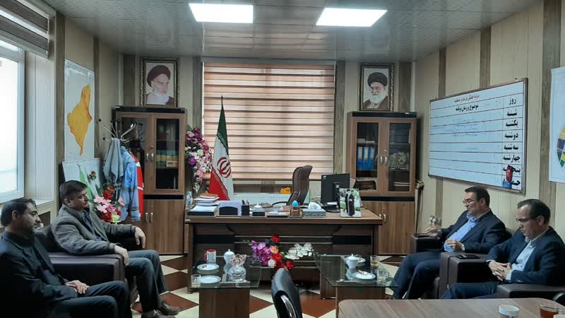 حضور مدیر کل استانهای  وزارت میراث فرهنگی ،گردشگری وصنایع دستی در فرمانداری سلطانیه