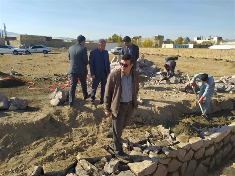 بازدید از روند احداث مدرسه کودکان استثنایی