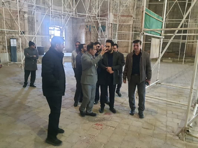 بازدید نمایندگان نهاد ریاست جمهوری از بنای گنبد سلطانیه