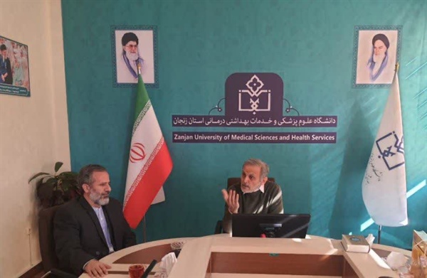 دیدار فرماندار شهرستان با رئیس دانشگاه علوم پزشکی استان
