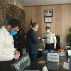 دیدار حقیقی بخشدار مرکزی زنجان با رئیس و کارکنان #کلانتری_۱۴_زنجان و قدردانی از زحمات ایشان به مناسبت هفته نیروی انتظامی   👈پیام توسعه آبادی @P_T_Abadi