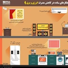راهکارهای ساده کاهش مصرف برق
