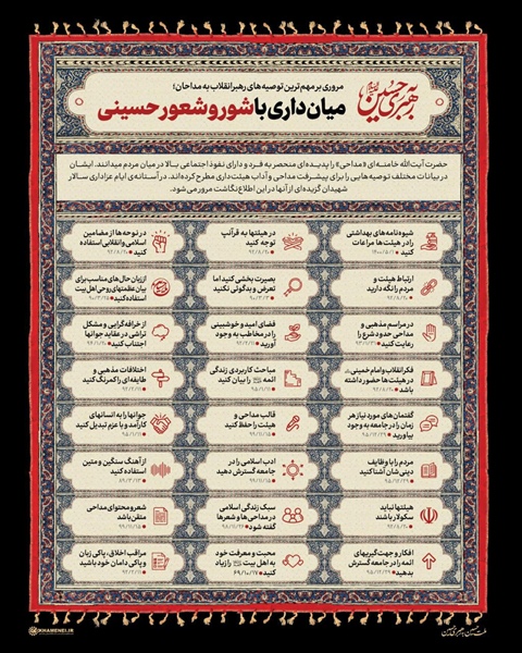میان داری با شور و شعور حسینی