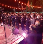 برگزاری مراسم عزاداری حضرت اباعبدالله الحسین(ع) با رعایت دستورالعمل‌های بهداشتی در روستای چورزق