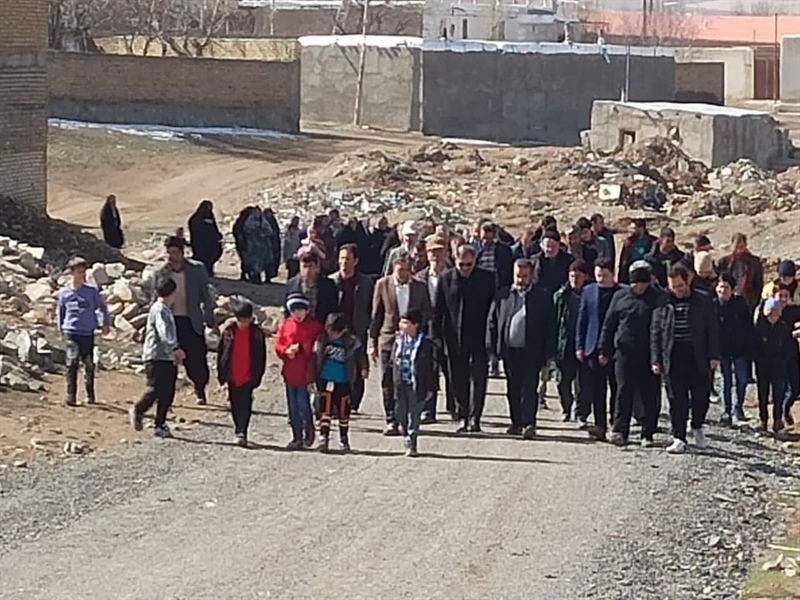 برگزاری همایش پیاده روی خانوادگی « فجر تا فطر» روستای بناب - جمعه 12 اسفنماه 1401