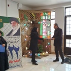 تجلیل  بخشدار مرکزی زنجان از منسوبین شهداء شاغل در بخشداری مرکزی زنجان