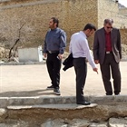 بازدید میدانی دکتر حسنلو فرد بخشدار مرکزی زنجان به اتفاق کارشناس عمرانی بخشداری از روستای پایین کوه